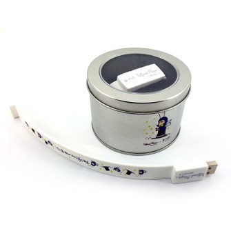 Silicon USB wrist strap-MTR