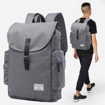 Laptop backpack with buckle