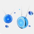 Portable wearable necklace air purifier