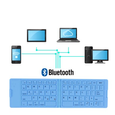 Bluetooth silicone folding keyboard