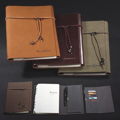 PU Soft Cover loose-leaf binding Notebook