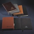 PU Hard Cover Perfect Binding Notebook 