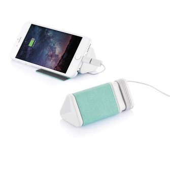 Dobble二合一充電器3000mah-綠色-P324.307