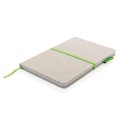 XD Design A5 Eco jute cotton notebook P773.943