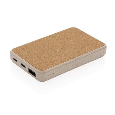 XD Design Cork and Wheat 5000 mAh pocket powerbank P322.229