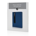 XD Design Standard hardcover PU A5 notebook with stylus pen P773.315