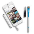 Point|01 tech pen-stylus & USB 4GB blue (EX006) 