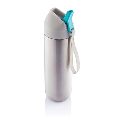 Neva water bottle metal 500ml-blue-P436.075