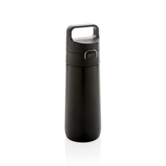 Hydrate leak proof lockable vacuum bottle-Black P432.631