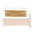 XD Design Reusable bamboo drinking straw set 6 pcs P269.519