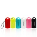 2 in 1 USB cable power bank keychain 5200mAh