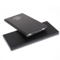 Ultra thin metallic power bank 2-USB output (8000mAh) 