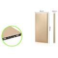 Ultra thin metallic power bank 2-USB output (8000mAh) 