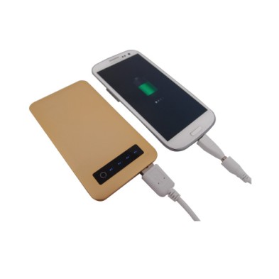 商務款觸控屏 USB流動充電器套裝連電筒  (移动电源)4000 mAh