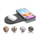 Fabric two-in-one wireless fast charging 15W