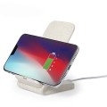 Eco Wheat Straw Wireless Charger Phone Stand 10W