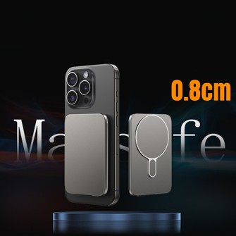 Metal shell magnetic 15W wireless fast charging 5000mAh