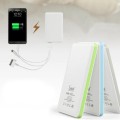 Super slim wallet style portable power bank 4000mAh 