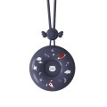 USB Donut Leafless Neck Hanging Fan