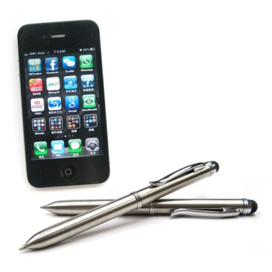 Metal touch pen for iPhone / iPad with ball pen