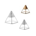 USB Wood Grain Volcano Pyramid Humidifier