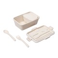 Wheat straw lunch box set 0.95L & 0.25L