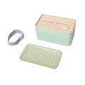 Wheat straw transparent cover lunch box 1.2L