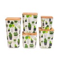 Bamboo fiber food container