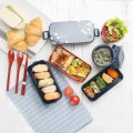 Double lunch box Flatware 3 set 