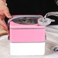 2 Layer heating lunch box