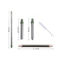 Telescopic stainless steel straw