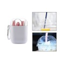 Portable Travel Silicone Folding Drinking Straws