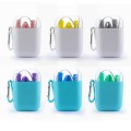 Portable Travel Silicone Folding Drinking Straws