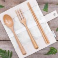 Wooden tableware set