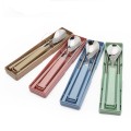 Portable Flatware 2 set with Stainless Steel Case