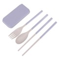 Folding Wheat Straw Tableware Set