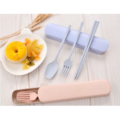 Portable Wheat straw tableware set