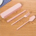 Portable Wheat straw tableware set