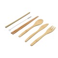 Portable wooden tableware 6 set