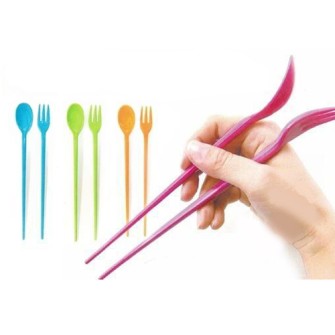 Travel portable 3 way chopsticks