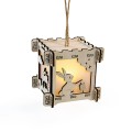 Creative Wooden Hollow Portable Laser Cut Lantern