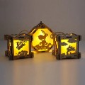 Creative Wooden Hollow Portable Laser Cut Lantern