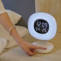 Smart Wake Up Lamp with Alarm Clock with Wireless Charger