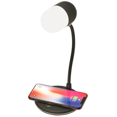 Table Lamp Stand Bluetooth Speaker 3 in 1 Wireless Charger