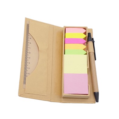 Environmental Kraft Paper Sticky Memo Set