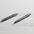 Recycled Aluminium Pen with Twist Detail-ATLAS ECO-BrandCharger