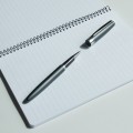 Recycled Aluminium Pen with Twist Detail-ATLAS ECO-BrandCharger