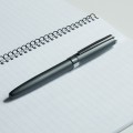 Recycled Aluminium Pen with Twist Detail-ATLAS ECO-BrandCharger