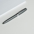 Recycled Aluminium Pen with Twist Detail-ATLAS ECO-BrandCharger