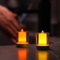 MiLi 3D Flameless LED Rechargeable Atmosphere Candle Lamp